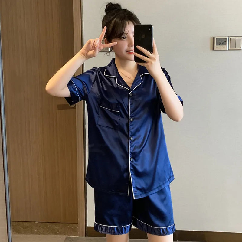 Luxury Satin Silk Pajama Set