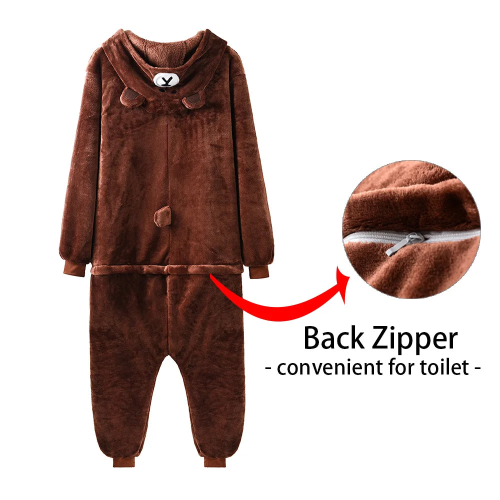 Bear Onesie Pajama Set
