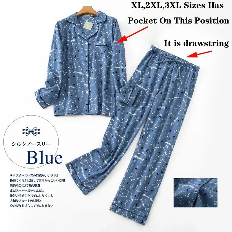 Women's Plus Size Flannel Pajama Set