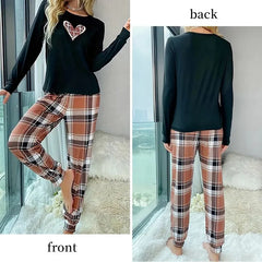 Bear Print Cotton Pajamas