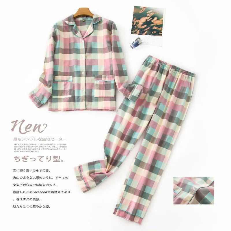 Women's Plus Size Flannel Pajama Set