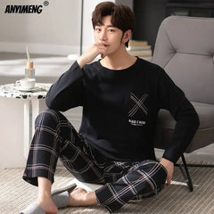 Bear Print Cotton Pajamas