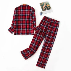 Women's Plus Size Flannel Pajama Set